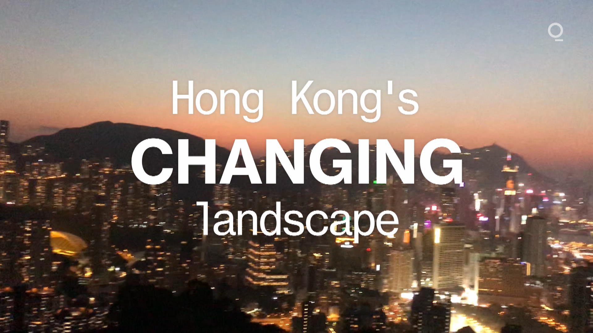 The Evolving Landscape of Hong Kong
